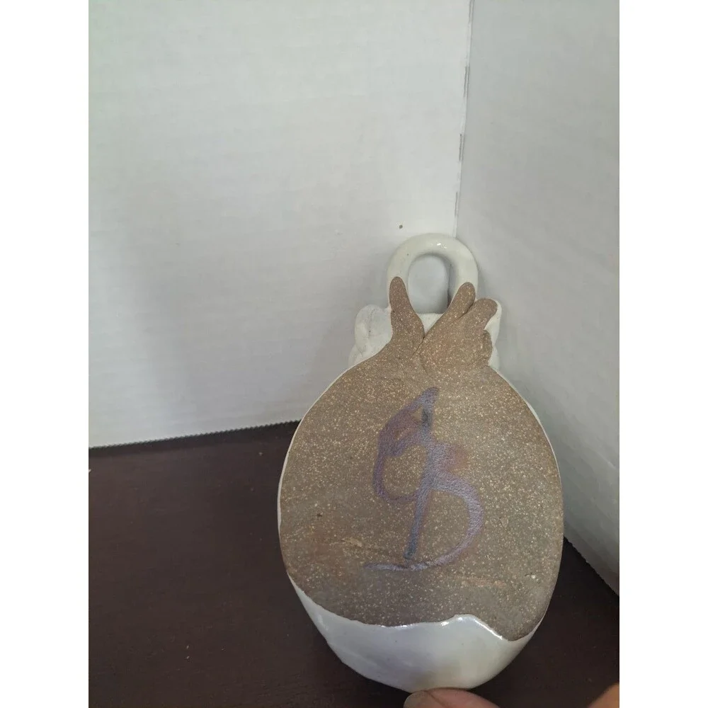 Dragonfly Stoneware Wall Hanging Planter